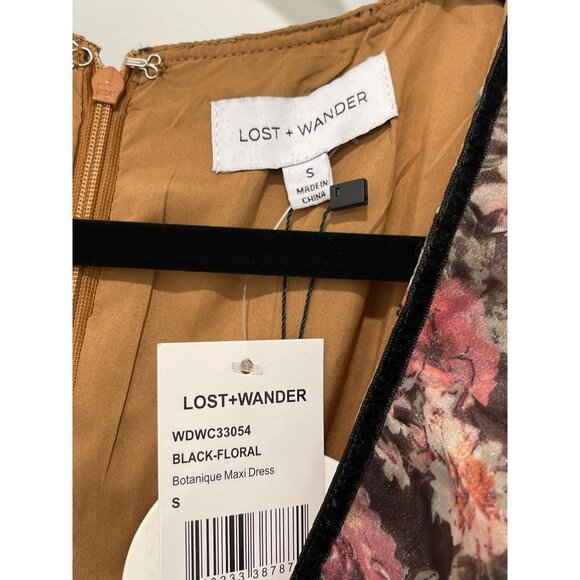 Lost + Wander Floral Tiered Chiffon Maxi Dress Size Small NWT - Picture 9 of 9